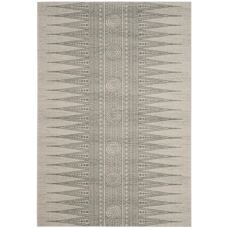 Safavieh Evoke Power Loomed Rectangle Area Rug Ivory & Silver - 5 ft.-1 in. x 7 ft.-6 in. EVK226Z-5